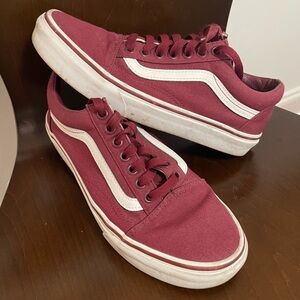 Vans Off The Wall Sneaker Women Size 8.0 Canvas Low Aqua Mens 6.5